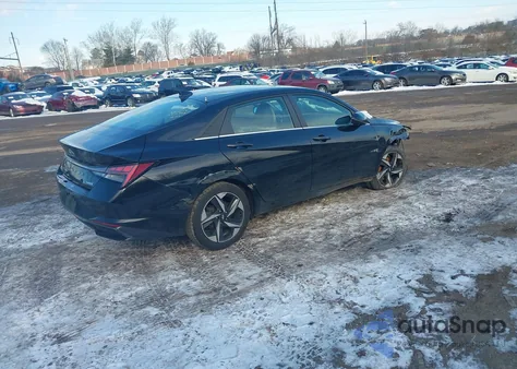 2021 Hyundai Elantra Hybrid Limited z USA, uszkodzony, nr VIN KMHLN4AJ1MU003965